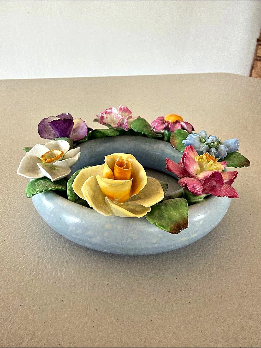 Royal Doulton A.O.1750 Floral Flower Bowl Decor